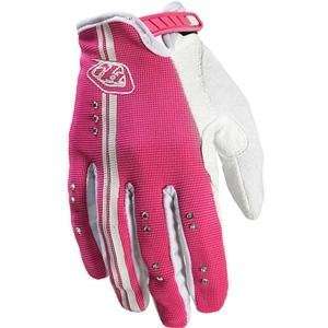  : Troy Lee Designs Womens Ace Gloves   2010   Small/Pink: Automotive