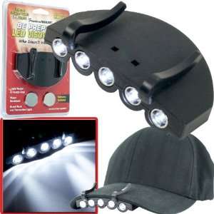   LED Visor Flashlight for BaseBall Cap or Visor