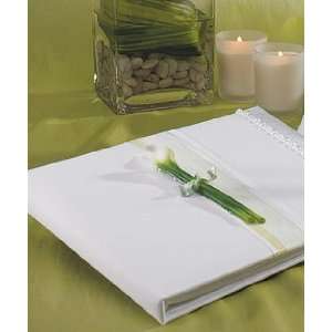  Bridal Beauty Calla Lily Traditional Guest Book (Set of 1 