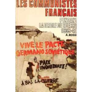  Les communistes français pendant la drole de guerre 1939 