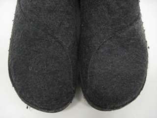 FITFLOP Charcoal Gray Woolly Clogs Mules Shoes Sz 11  
