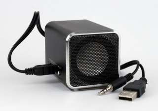 Black Micro SD/TF Music Player Mini Speaker For Laptop  