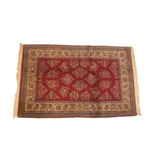  rug hand knotted in China, Esfahan 6ft0x4ft0