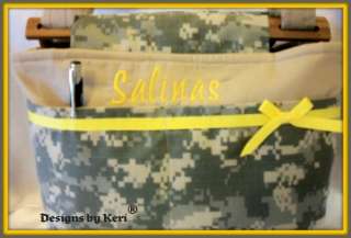 Designs by Keri Wood slide Military Choose Handbag tote  