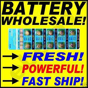 FAST SHIP USA  10 AG12 G12 LR43 L1142 386 SR43 BATTERY  