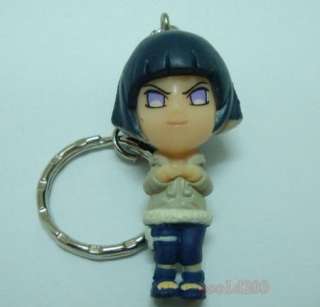 NEW Naruto Anime HYUGA HINATA Key Chain Ring cosplay 3D  