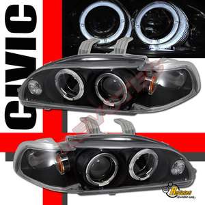 92 93 94 95 CIVIC 2DR COUPE / 3DR HATCHBACK HALO PROJECTOR HEADLIGHTS 