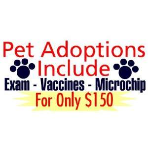  3x6 Vinyl Banner   Pet Adoptions 