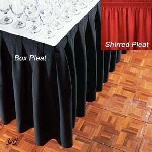   17 Feet White Signature Banquet Table Skirts Wholesale: Home & Kitchen