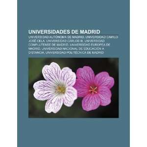   Cela, Universidad Carlos III (Spanish Edition) (9781231678930) Fuente