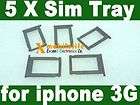 for iPhone 3G 8GB 16GB Sim Card Slot Tray Holder Black  