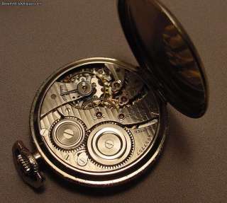 Antique Art Deco 14k Illinois GF 17 Jewel Pocket Watch  