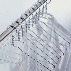  Hangers : Silver Aluminum Clothes Hanger: Home & Kitchen