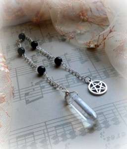 Pentacle Goddess Pendulum Gift set,wiccan divination,witchcraft,wicca 