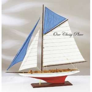  31 Wood Sail Boat Model
