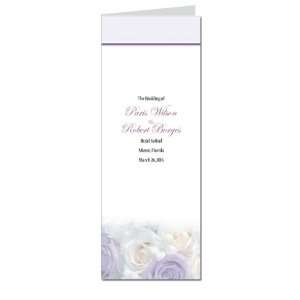  170 Wedding Programs   Rose Lavender White Office 
