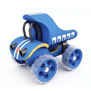 Hape E TRUCK BLUE bamboo toy car  