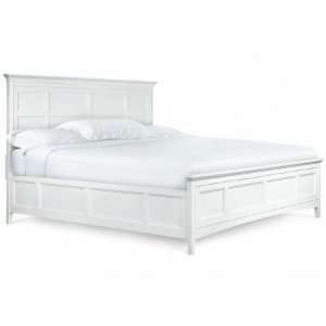   64CK1 Kentwood California King Panel Bed in White Kit: Home & Kitchen