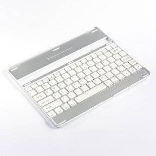   Apple iPad 2 Mobile Bluetooth Wireless WHITE Keyboard Case Cover