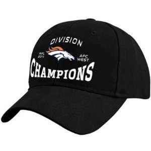 Denver Broncos 2011 AFC West Division Champions Locker Room Hat / Cap 