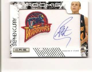   10 Rookies and Stars Autograph Stephen Curry RC #136 Warriors 224/449