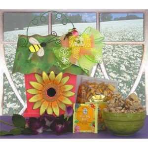 Daisy Delight Birdhouse Gift Basket  Grocery & Gourmet 