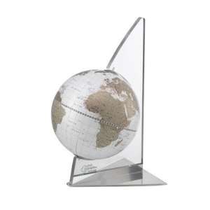  Zoffoli Vela Desk Globe in White Ocean