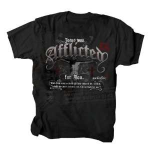  Christian T Shirts Romans 58 Afflicted (Small) 