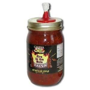 Galena Fire in the Hole Salsa, Jar, 16 Grocery & Gourmet Food