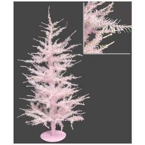 Whimsical Pink Laser Artificial Christmas Tree 18 Home 