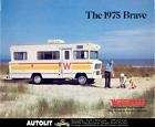 1975 Winnebago Brave Dodge Motorhome RV Brochure