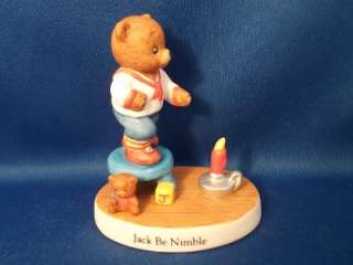   Bears 3 Figurines Jack Be Nimble Diddle Dumpling Wee Willie Winkie