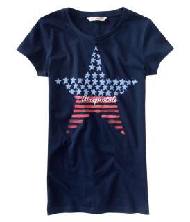 Aeropostale womens 4th of July inspired t shirt   Style 5210  