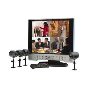   17 in. Monitor 4 channel Observation System DVR Electronics