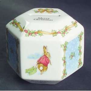  Peter Rabbit Wedgewood Christmas Coin Bank Everything 