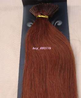 200S 20 Stick Tip Remy Human Hair EXTENSION #33,1g/S  