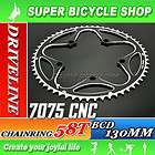 new driveline cnc 7075 alloy chainring 58t bcd 130mm $ 55 00 