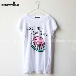 WILDFOX COUTURE NWT $77 MARIE ANTOINETTE TEE WHT XS M  