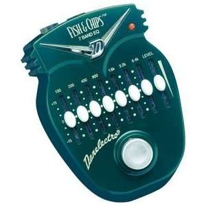  Danelectro DJ 14C Fish and Chips 7 Band EQ Pedal Musical 