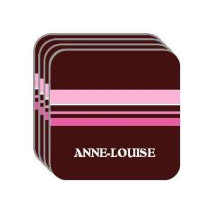  Personal Name Gift   ANNE LOUISE Set of 4 Mini Mousepad 
