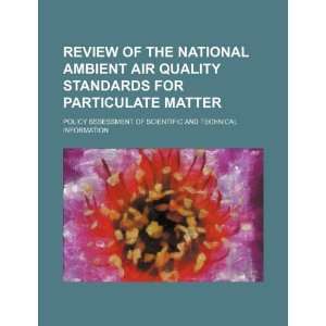  Review of the national ambient air quality standards for 