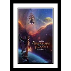  Treasure Planet 20x26 Framed and Double Matted Movie 