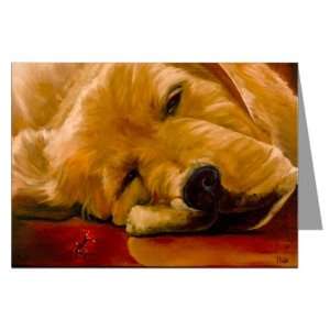   Redford the Golden Retriever and Jimmy Notecard Set: Office Products