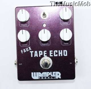 NEW WAMPLER FAUX TAPE ECHO DELAY PEDAL FREE US S&H   