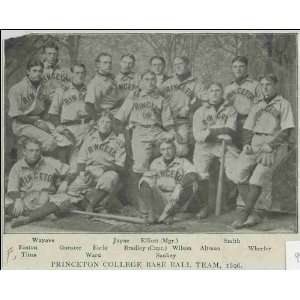  Reprint Princeton College Base Ball Team, 1896; Yale University 