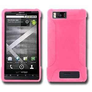Amzer Silicone Skin Jelly Case Baby Pink For Verizon Motorola Droid X 