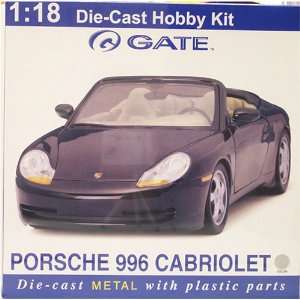  996 Cabriolet 1:18 Scale Die Cast Hobby Kit   Silver: Everything Else