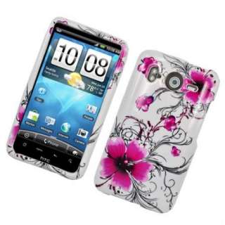 Purple LOTUS Cell Phone CASE for HTC INSPIRE 4G Flower  
