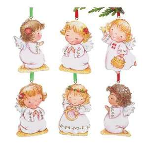   Child Angel Christmas Ornaments Designed by Tina Wenke: Home & Kitchen