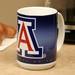 Arizona Wildcats White 15oz. Ceramic Mug 